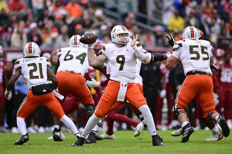 Van Dyke throws for 3 TDs, Parrish rushes for 2 scores, unbeaten No. 20 Miami routs Temple 41-7